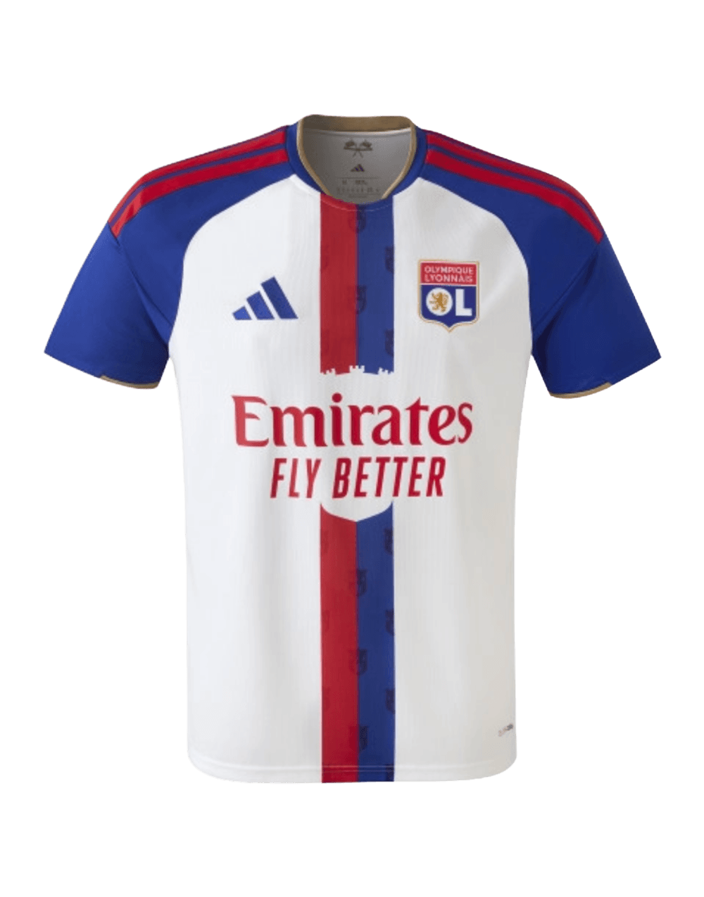 Maillot domicile Olympique Lyonnais 2026/2027, vue avant