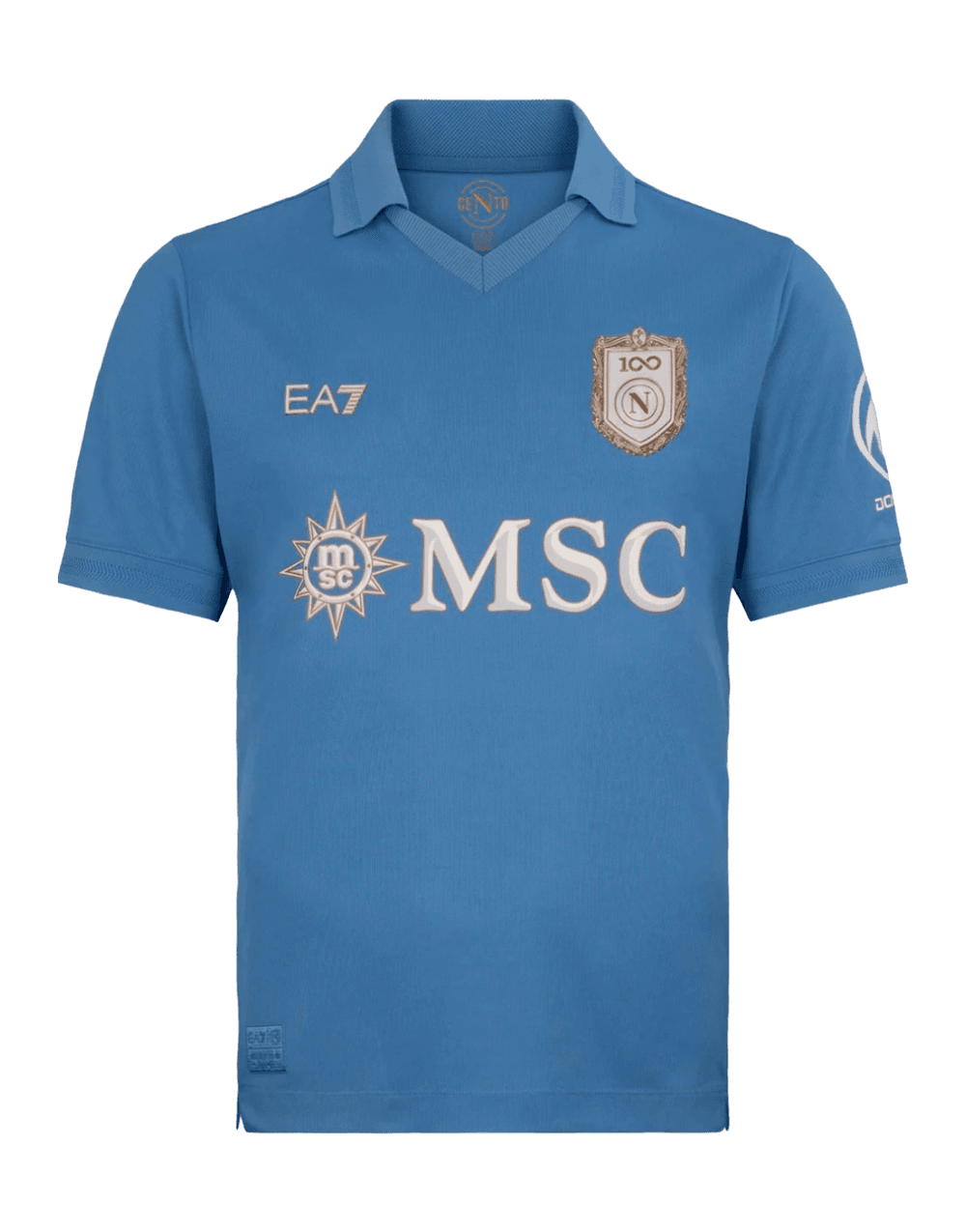 Maillot domicile SSC Naples 2026/2027, vue avant