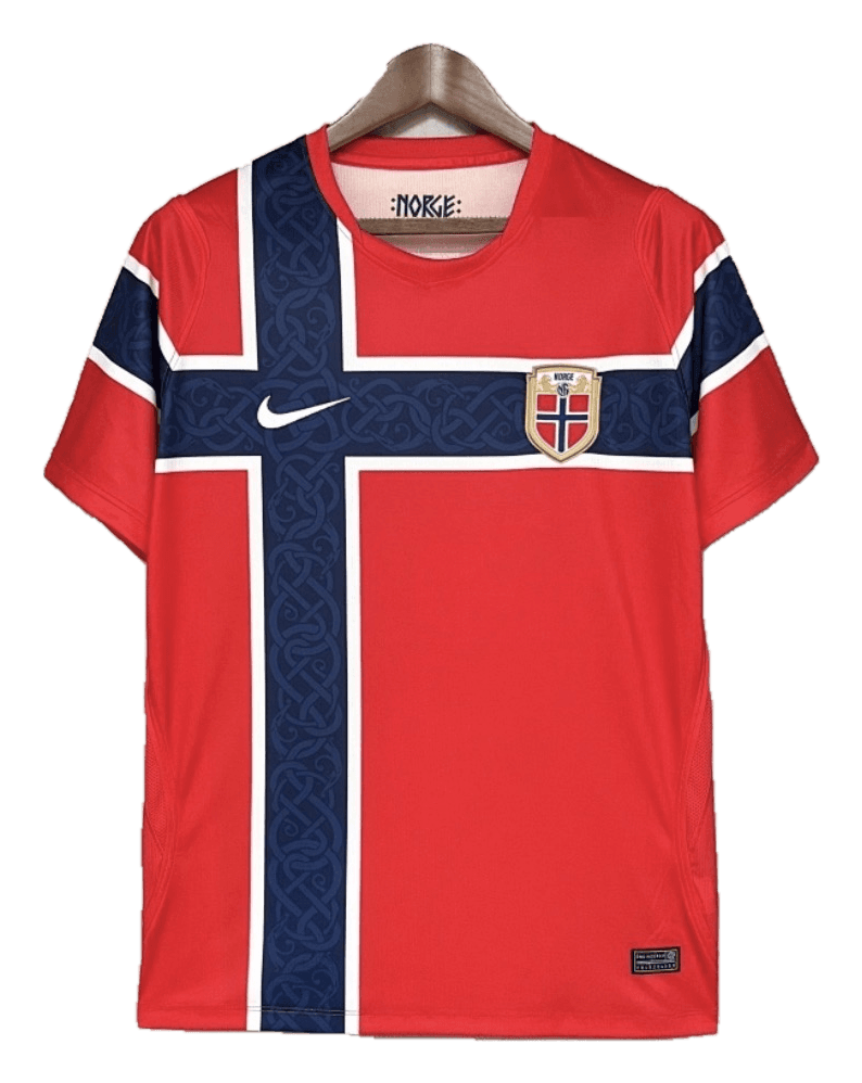 Maillot domicile — Norvège, Coupe du Monde 2026, vue avant